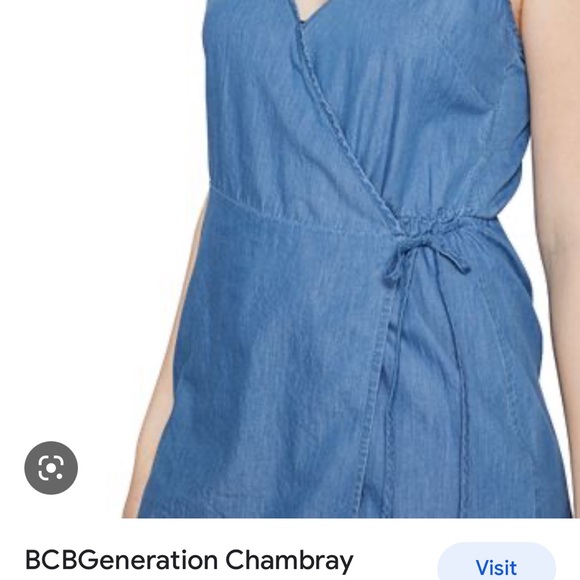 BCBG generations chambray romper - Picture 2 of 5